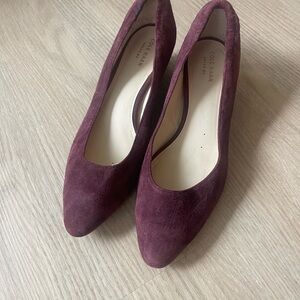 Cole Haan Purple Suede Flats